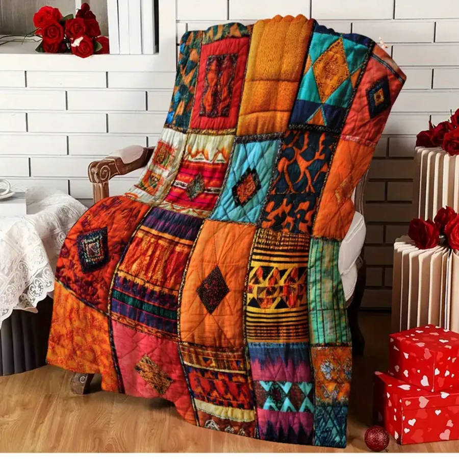 1 Bohemian Patchwork Quilt1.5M*2M