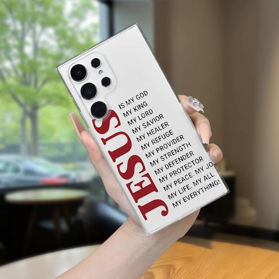 1Ps Transparent For Samsung Galaxy S21 Ultra 5G Phone Cases