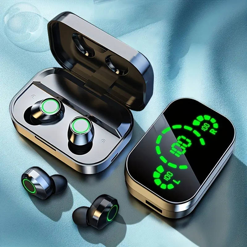 Wireless Headphones with Extended Battery Life Hi-Fi Stereo Sound And Microphone for Android And Ios