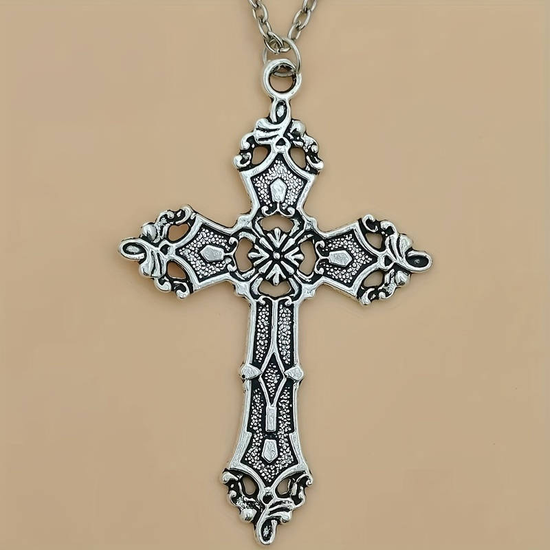 1 Piece Silvery Jesus Theme Pendant