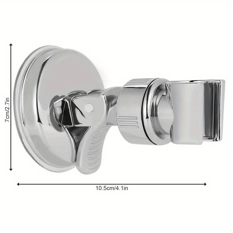 1Pc Adjustable Shower Head Holder With Strong Suction Cup Easy Installation No Tools Needed Bathroom