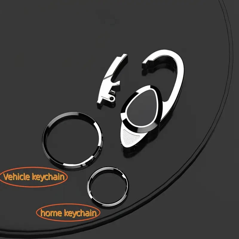 Modern Simple Car Keychain Gun Color