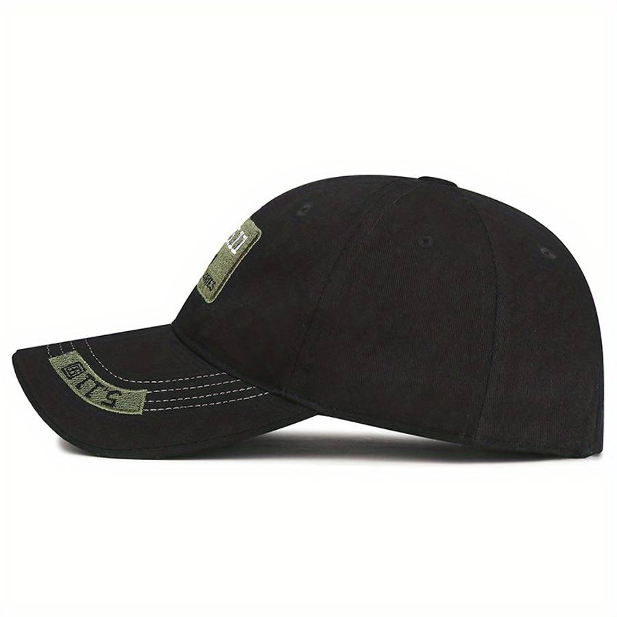 1pc Men's Tactical Camouflage Baseball Cap Adjustable Sunshade Hat with Embroidered 12.98meter D