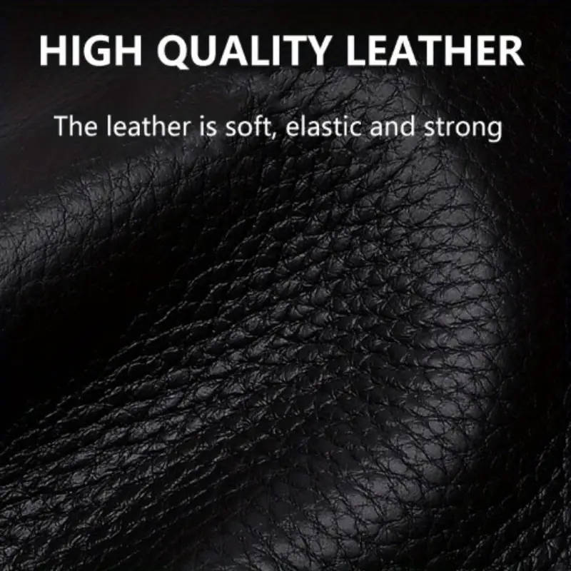 Men's PU Leather Slim Bi-fold Wallet