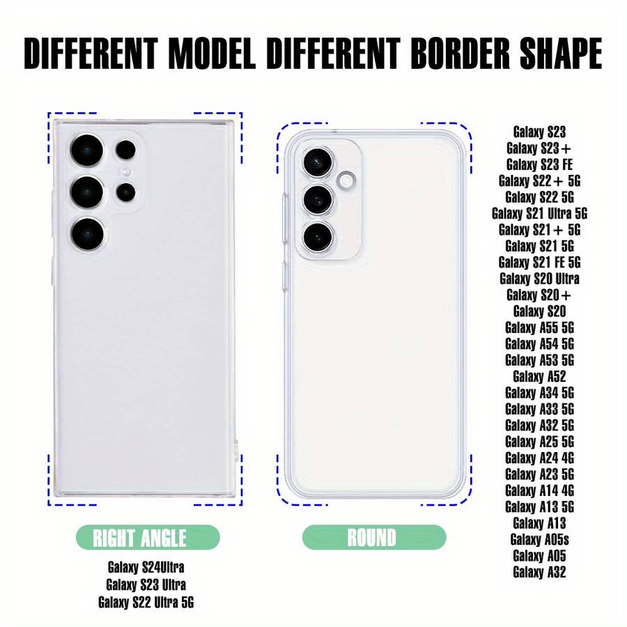 1pc Transparent For Samsung Galaxy A54 5G Phone Cases