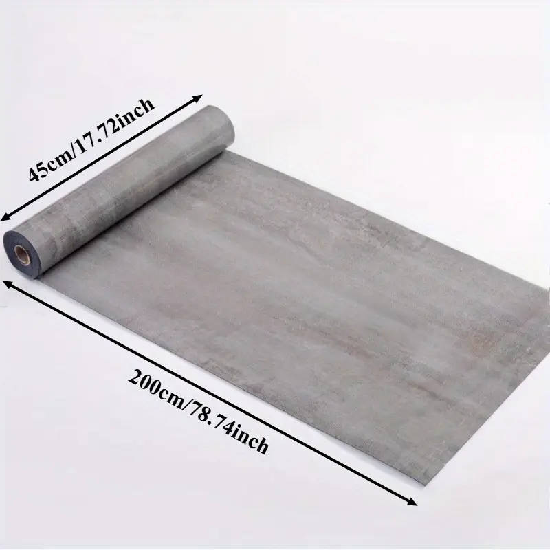 2 Rolls Of Luxury Vintage Wood Grain Flooring