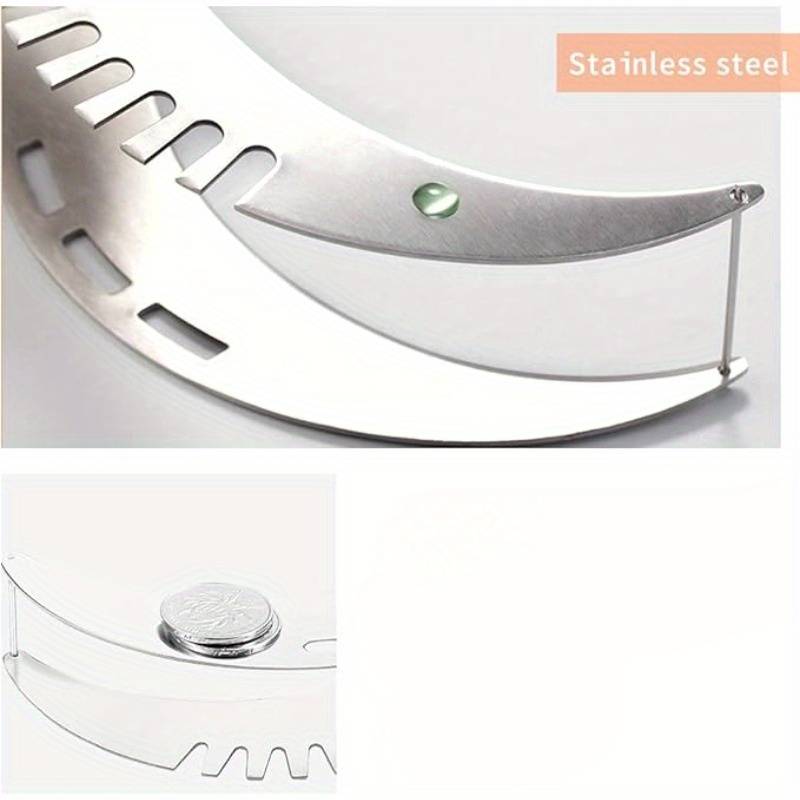 1pc Multifunctional Stainless Steel Watermelon Slicer Cutter Curved Blade Fruit Knife for Wat