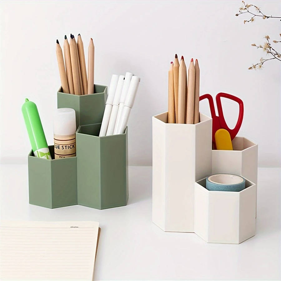 1pc Multi-Functional Desk Organizer Pen Holder Pencil Cup and Office Accessories Storage Suitable