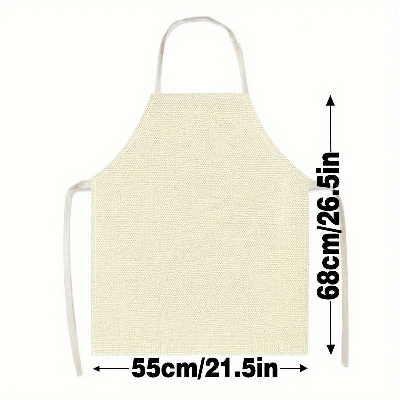 1pcs Plaid Apron Black and White Grid Coffee Chocolate Gourmet Home Decoration Kitchen Sleeve