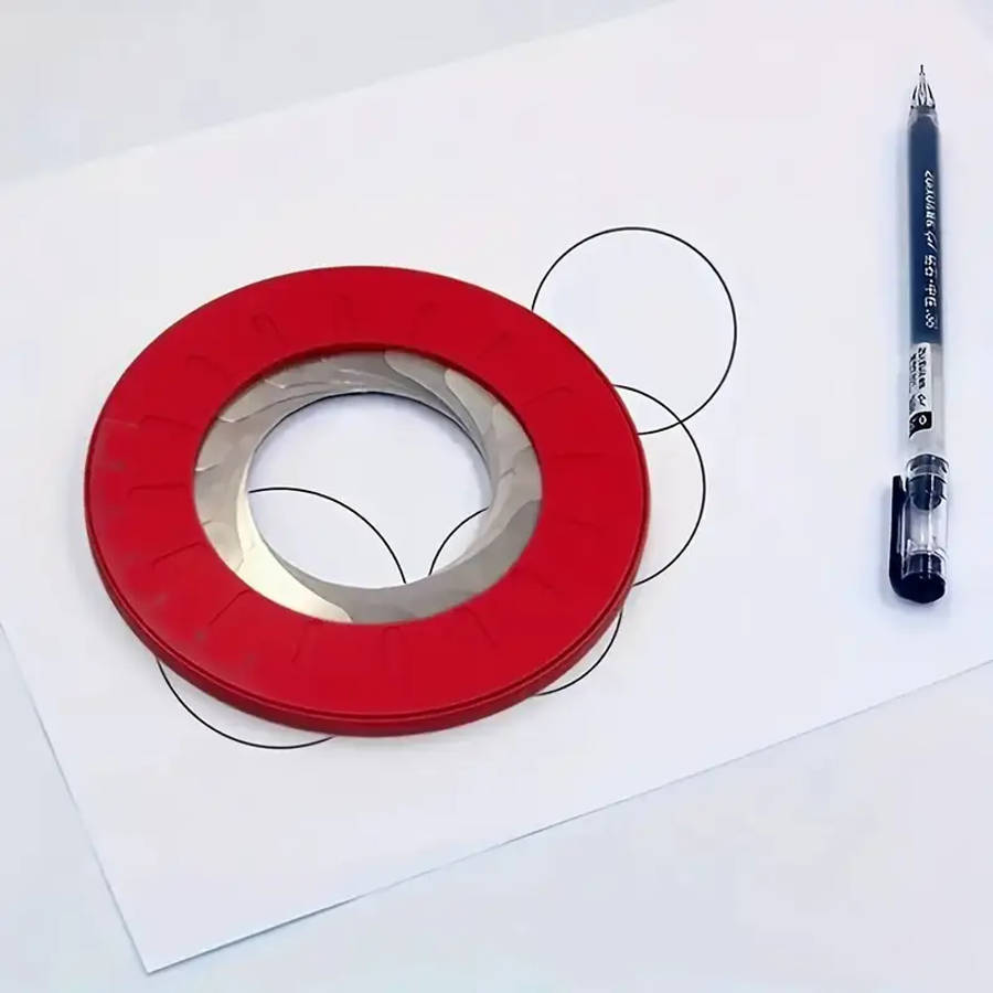 Brass Adjustable Compass And Punch Tool