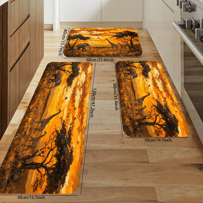 1Pc 15.75x23.62inch 40x60cm Floor Mat