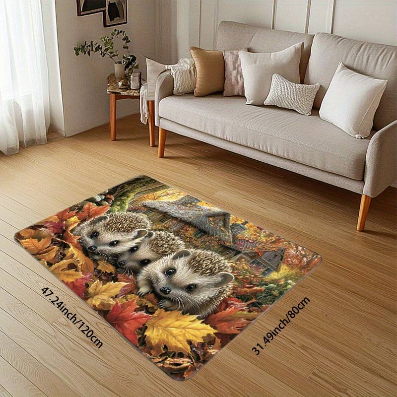 1Pc Yellow 23.62x35.43inch 60x90cm Floor Mat