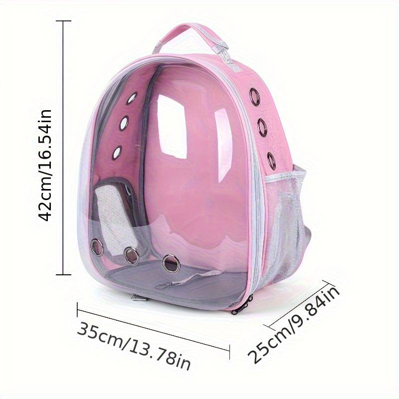 1pc Panoramic Transparent Green Pet Bag