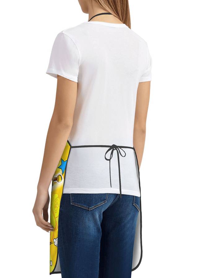 Biihudu Anime Apron For Men Women Retro Style Astrix Oblix Graphic Print Durable Kitch
