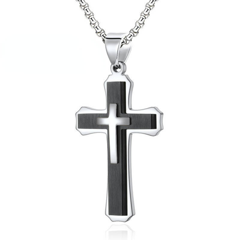 1 Piece Golden Jesus Theme Pendant
