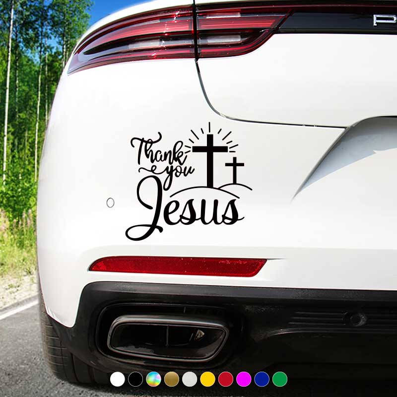 1pc Green Jesus Christian Themed Stickers