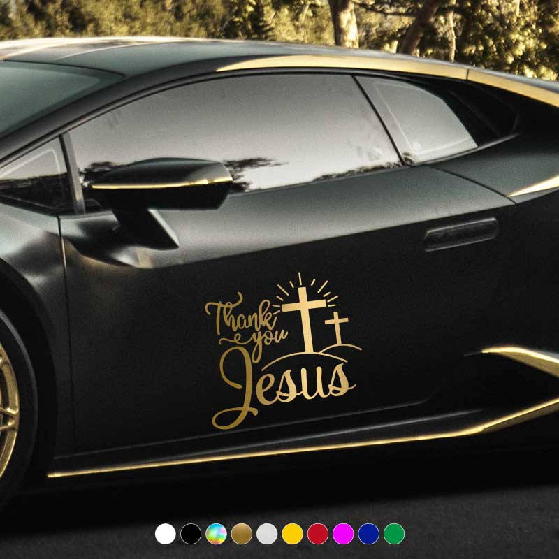 1pc Green Jesus Christian Themed Stickers