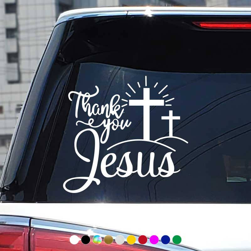 1pc Green Jesus Christian Themed Stickers