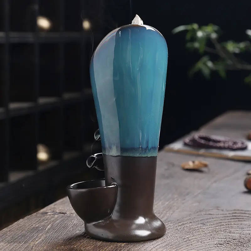 1 Ceramic Waterfall Incense Burner