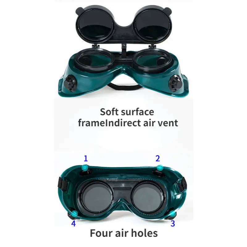1pc Electric Welding Goggle Electric Welding Protective Goggles Welder's Strong Light Protective