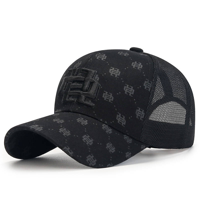 1pc The Stylish Baseball Cap For Women With A Full Golden Print And Three-dimensional Embroidery On