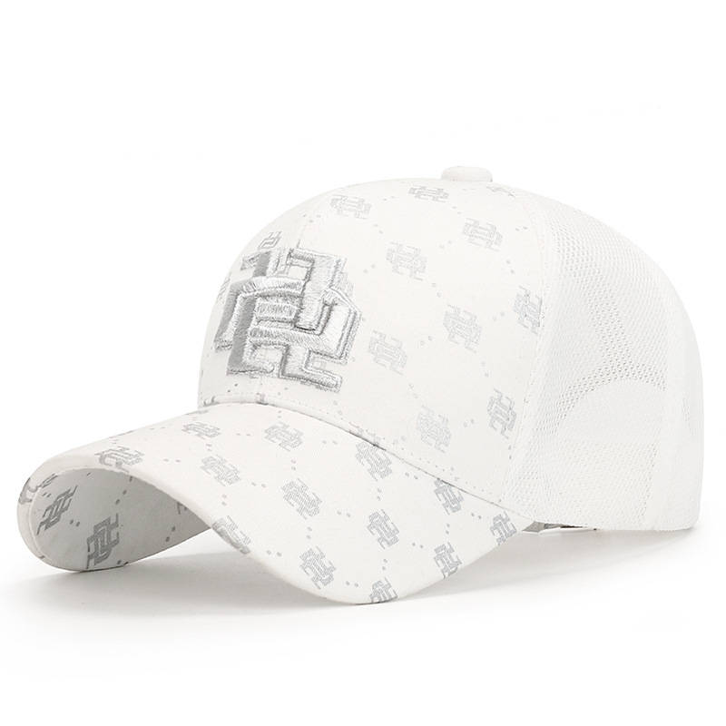1pc The Stylish Baseball Cap For Women With A Full Golden Print And Three-dimensional Embroidery On