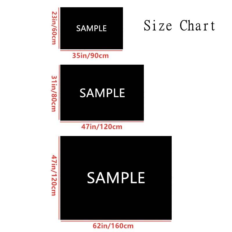 1Pc 23x35inch 60x90cm Floor Mat