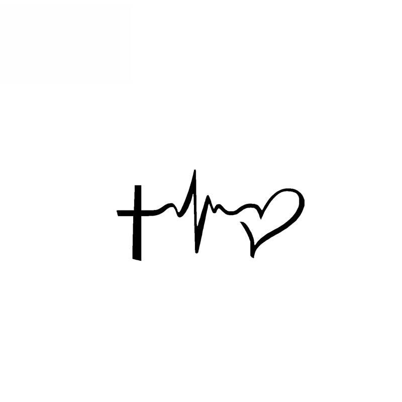 1pc Red Jesus Christian Themed Stickers