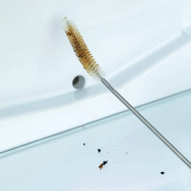 1pc Refrigerator Aquarium Fish Tank Car Dredger Brush Freezer Drainage Hole Water Outlet Pipe