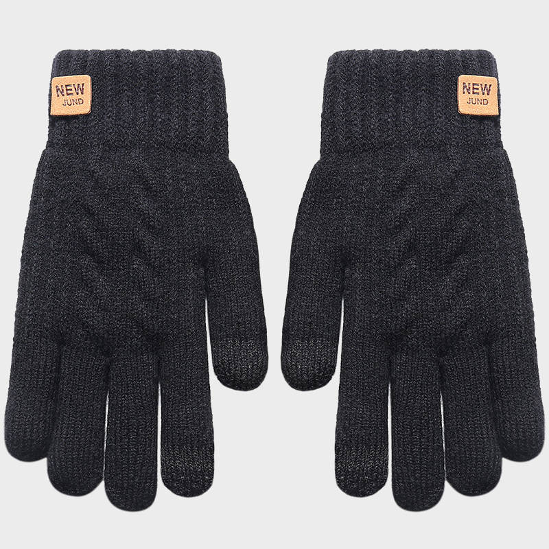 1 Pair One Size Items Single Layer Thin Style-1Pair Grey Warm Gloves