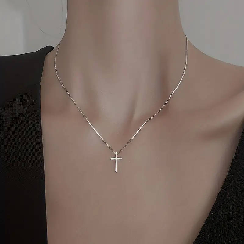 Cross Pendant with Necklace