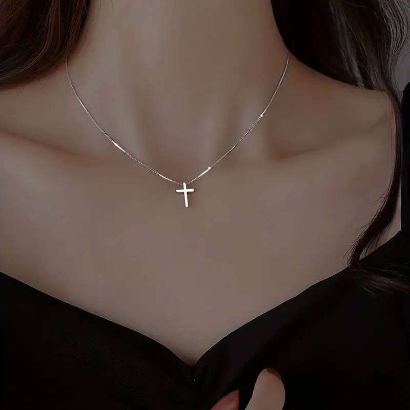 Cross Pendant with Necklace