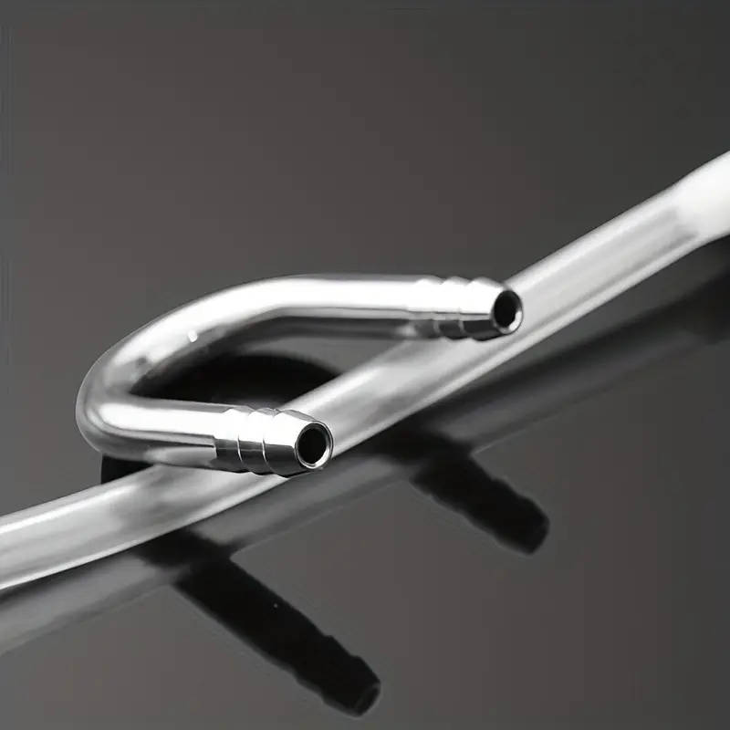 4 Pieces Stainless Steel U-Shaped Aquarium Air Hose Connectors