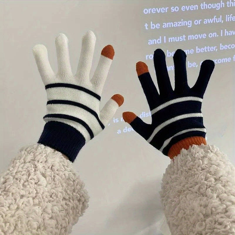 1 Pair Mixed Loading Warm Gloves