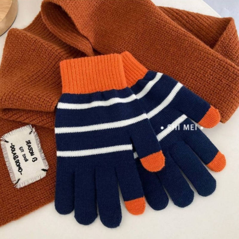 1 Pair Mixed Loading Warm Gloves