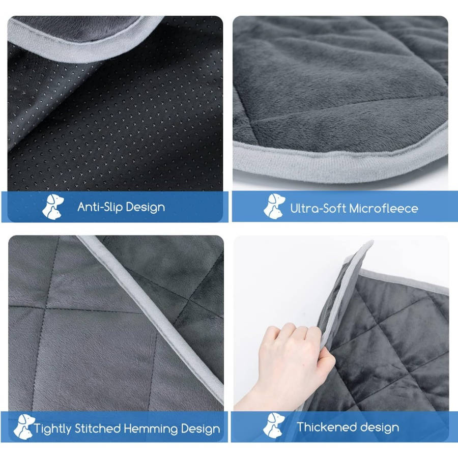 1PC Pet Mat Blue Size Medium 48x70cm 19x28Inch