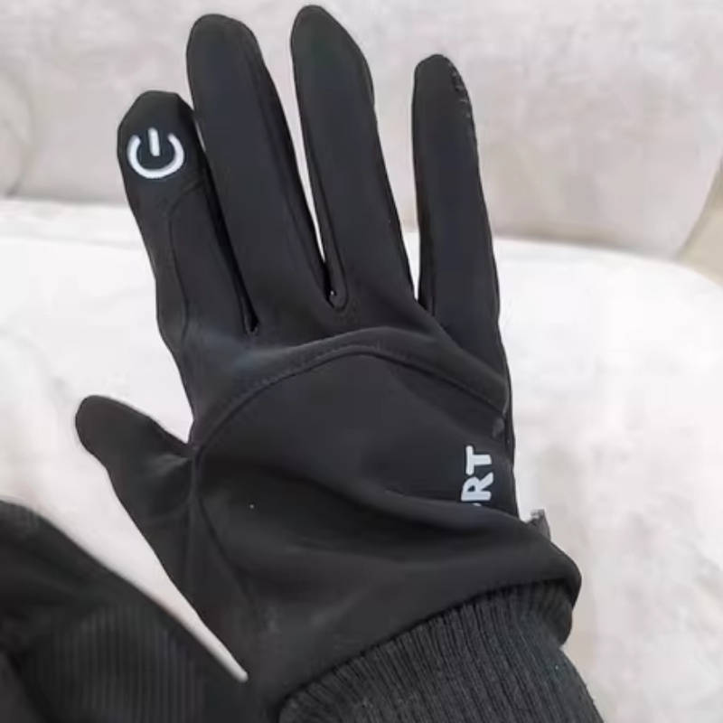 1 Pair Navy Blue Warm Gloves