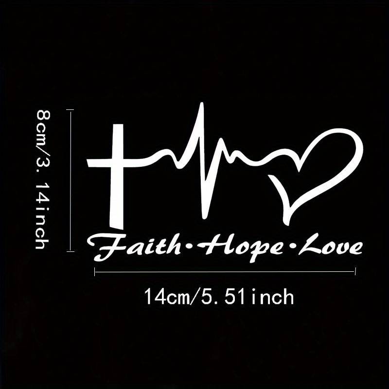 1pc Silvery White Jesus Christian Themed Stickers