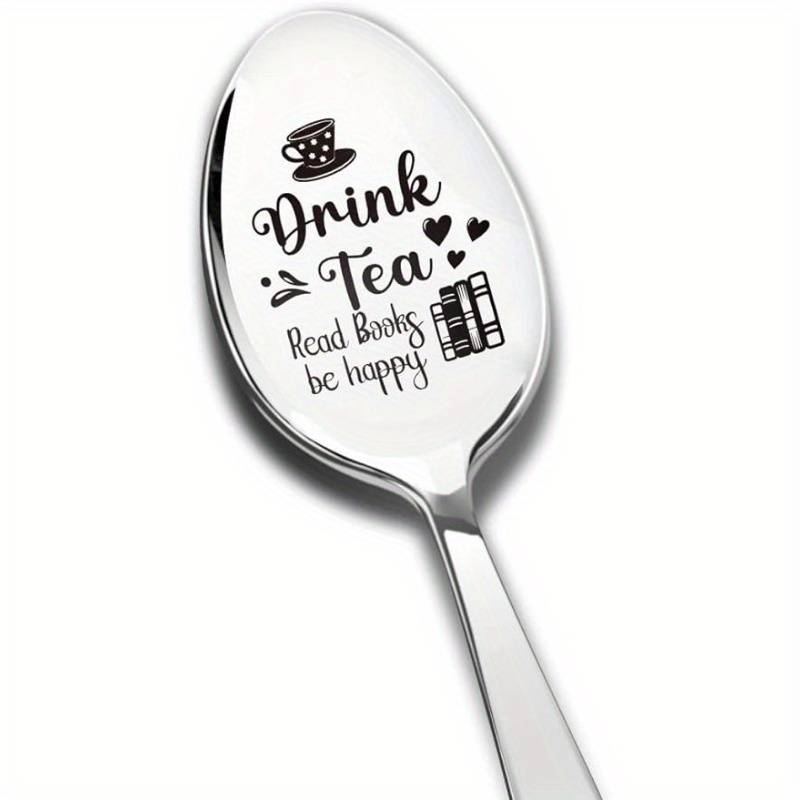 1pc Enjoy The Delightful Combination Of Sipping Tea Immersing In Books And Finding Happiness
