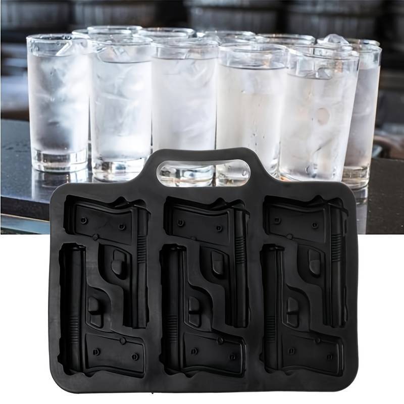1pc Whiskey Enthusiast's Dream 1pc Silicone Ice Cube Tray Create Unique Shapes Perfect for Cock