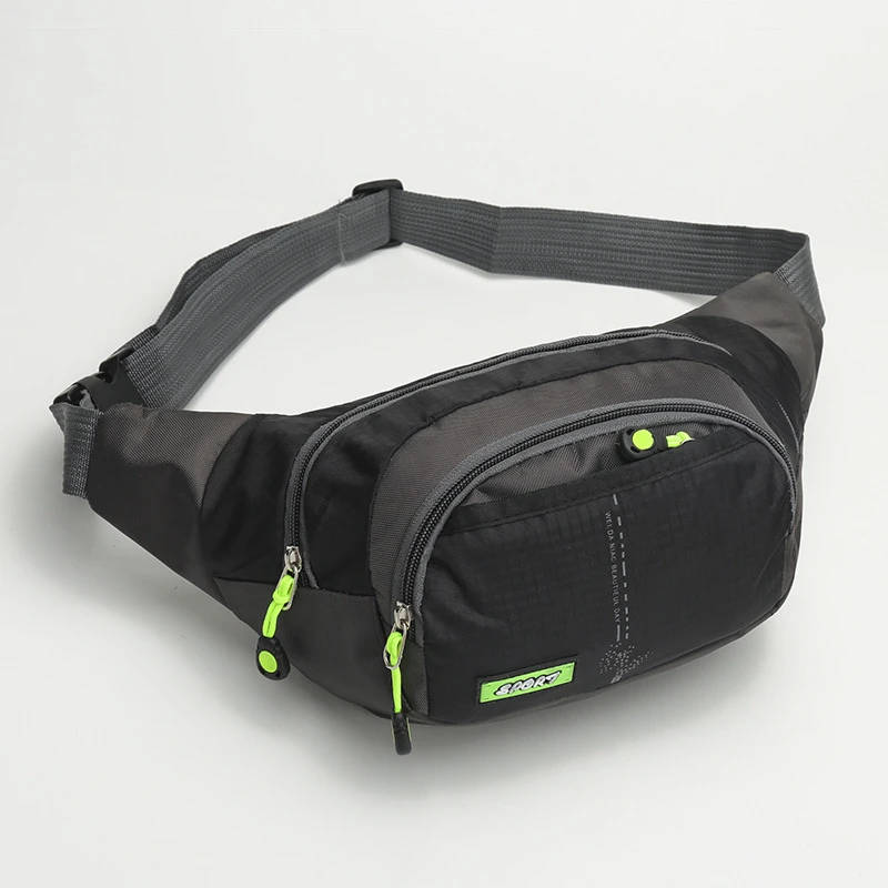 1pc Men's Multifunctional Mobile Phone Storage Waist Bag Outdoor Sports Running Chest Bag