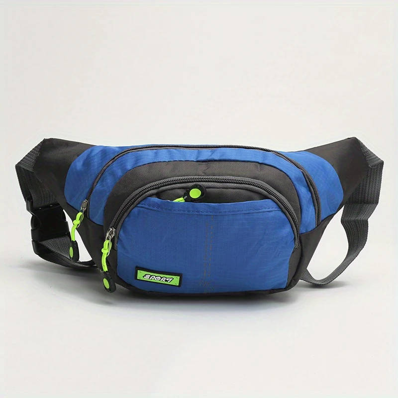 1pc Men's Multifunctional Mobile Phone Storage Waist Bag Outdoor Sports Running Chest Bag