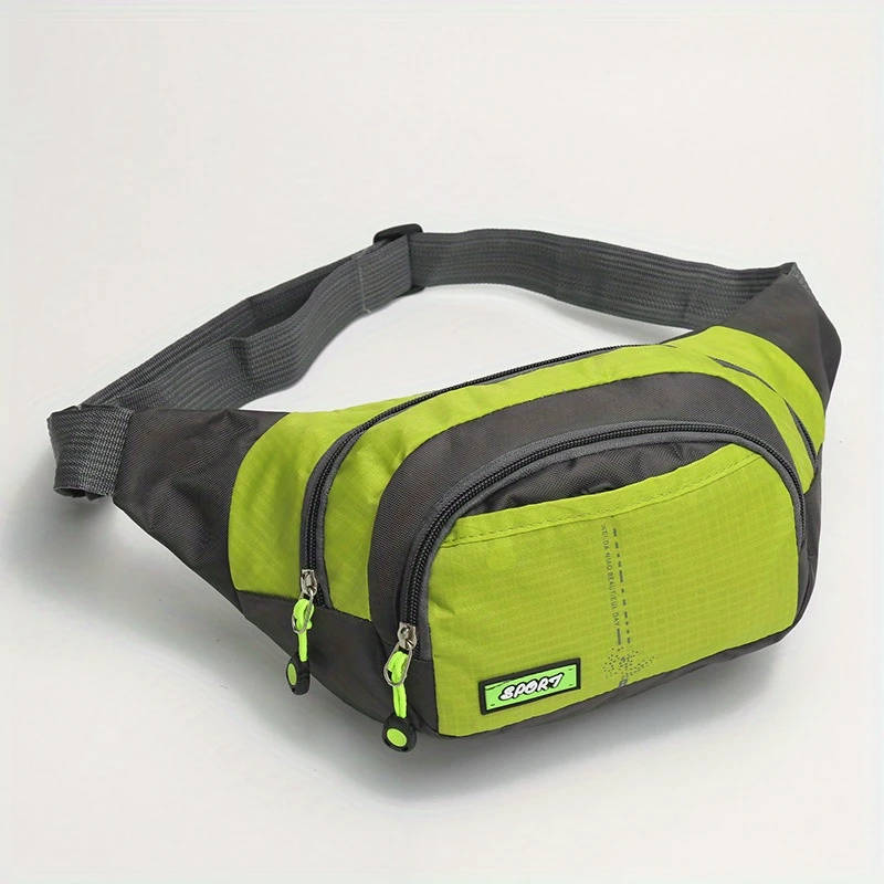 1pc Men's Multifunctional Mobile Phone Storage Waist Bag Outdoor Sports Running Chest Bag