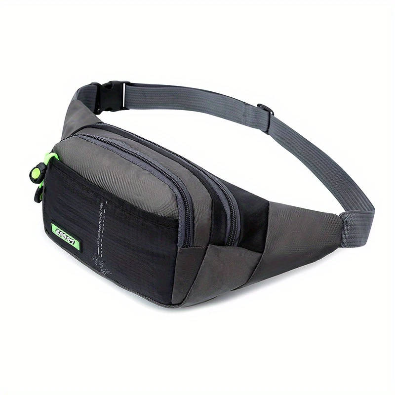 1pc Men's Multifunctional Mobile Phone Storage Waist Bag Outdoor Sports Running Chest Bag