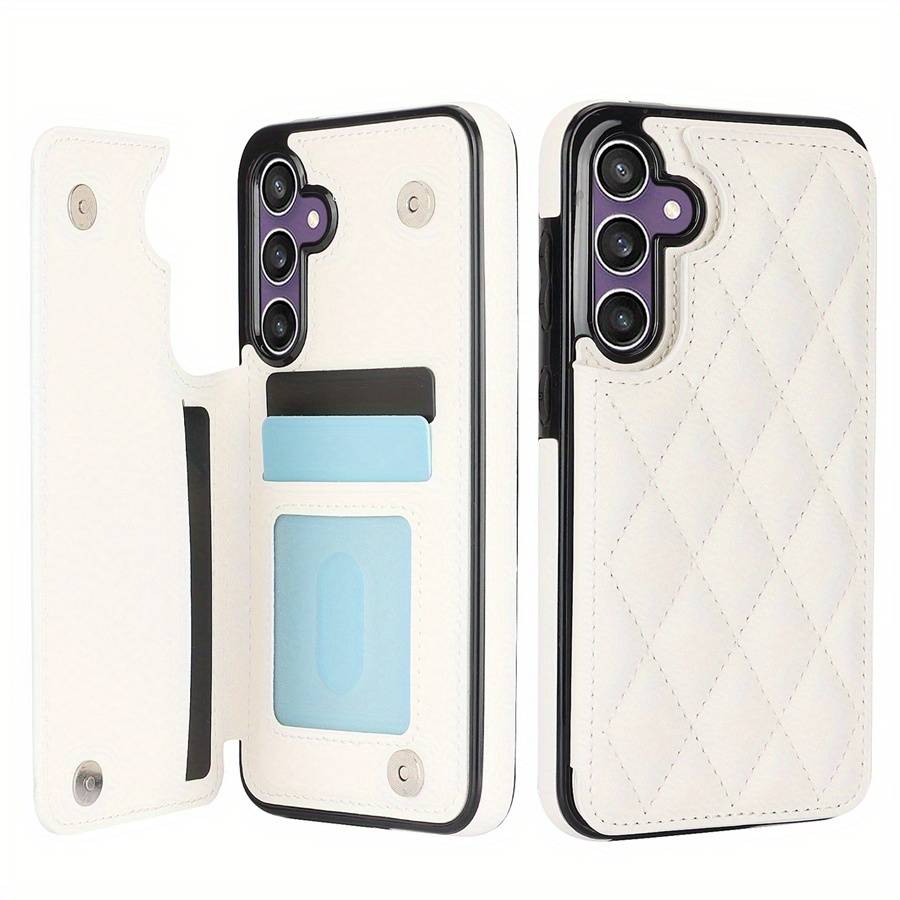 1pc White For Samsung Galaxy S24 Phone Cases