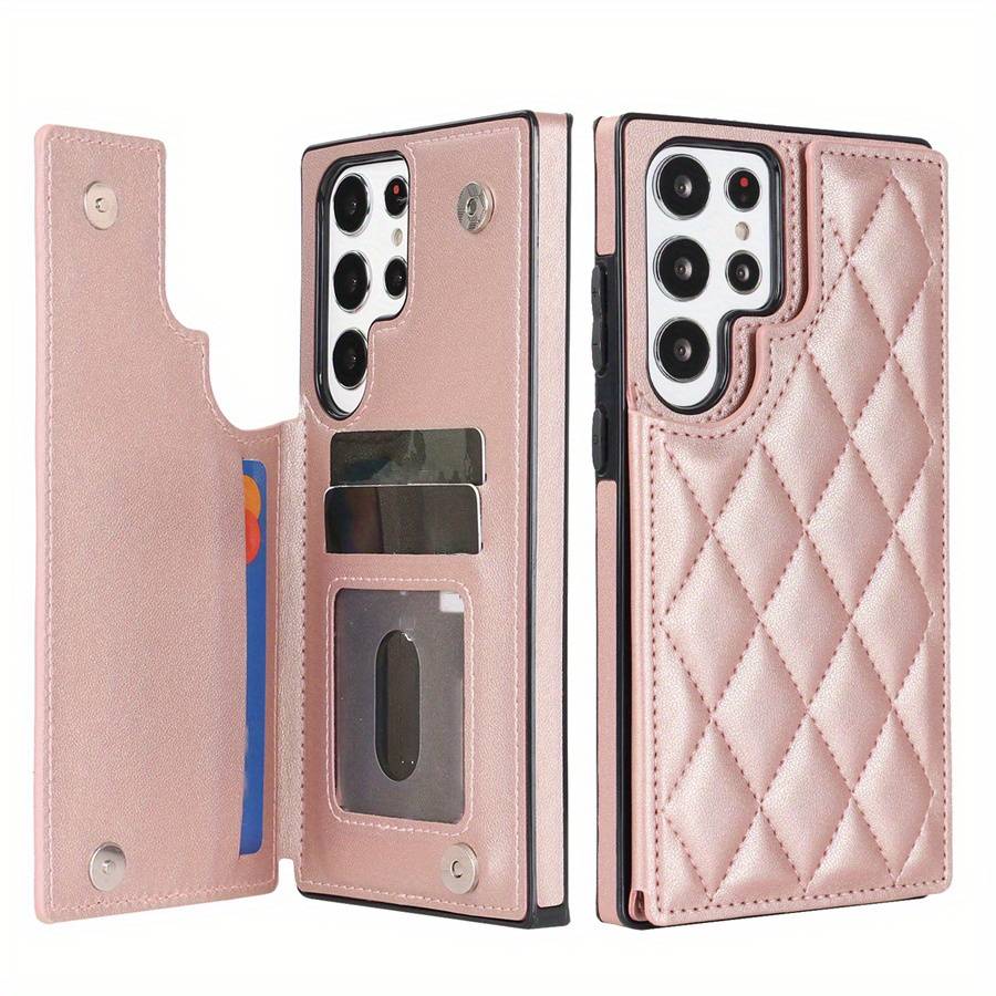 1pc Rose Golden For Samsung Galaxy S22 Ultra Phone Cases
