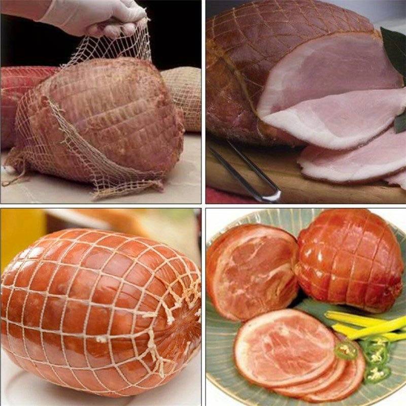 1pc Multi-Layer Elastic Meat Mesh Roll Durable Sock Rope for Smoked Meat Preparation Cooking