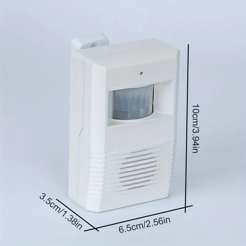 1pc Wireless Infrared Motion Sensor Doorbell Battery-Powered Easy Installation Secure Guest Alert Ch