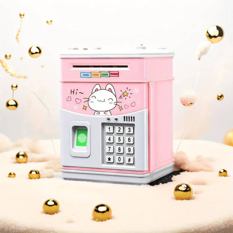 ATM Savings Bank Automatic Money Roll and Music Play Educational Toy Durable Plastic