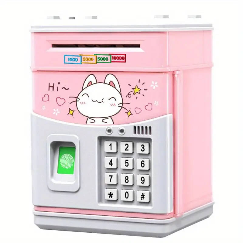 ATM Savings Bank Automatic Money Roll and Music Play Educational Toy Durable Plastic